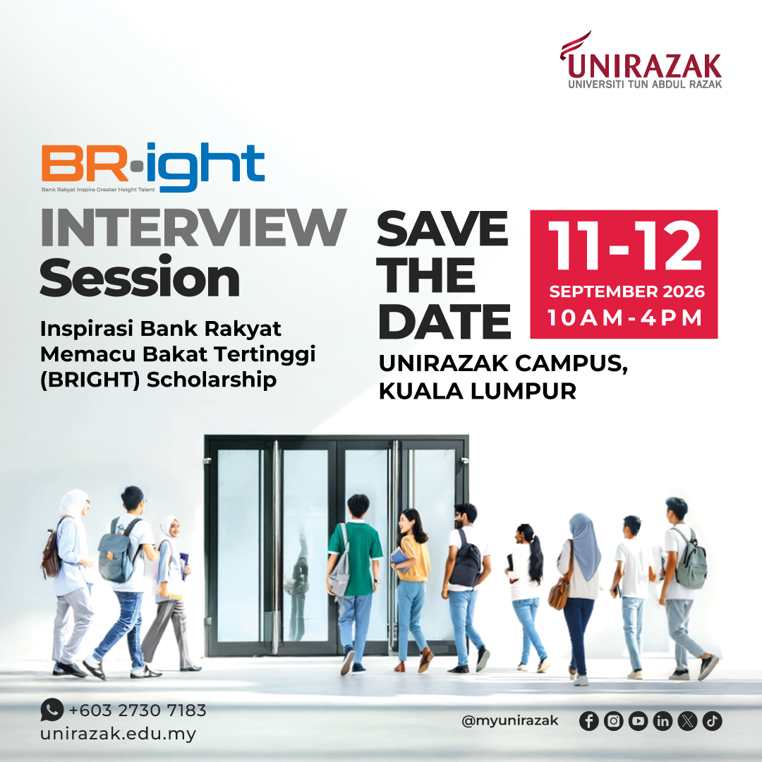 BRIGHT Scholarship Interview Session at UNIRAZAK